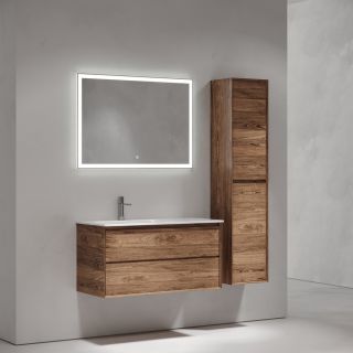 Подвесная тумба под раковину Sancos Marmi 2.0 MR2.0100LECH левая 99см дуб чарльстон